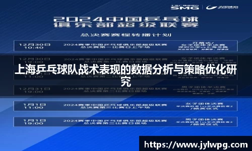 上海乒乓球队战术表现的数据分析与策略优化研究
